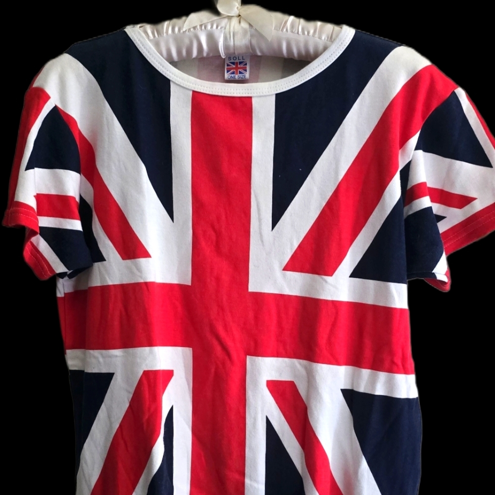 Union Jack Adult T-Shirt, ONE SIZE 🇬🇧